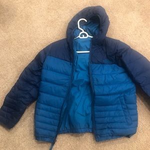 North face boys blue jacket